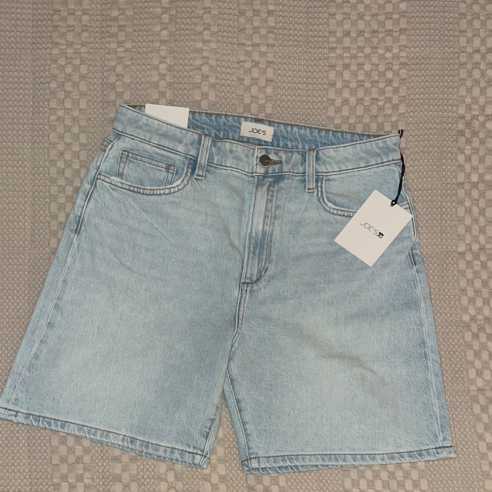Joe's The Joey Short Light Blue Denim Shorts Size 28 NWT